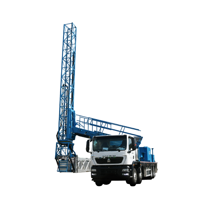 Yutong truss-type مركبة فحص الجسور deploying under a highway bridge