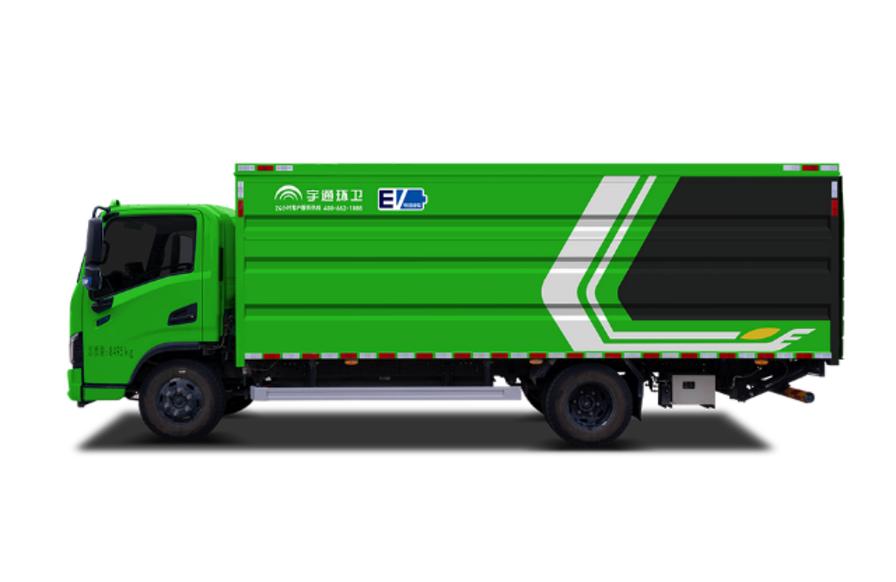 Bin transfer truck view 2