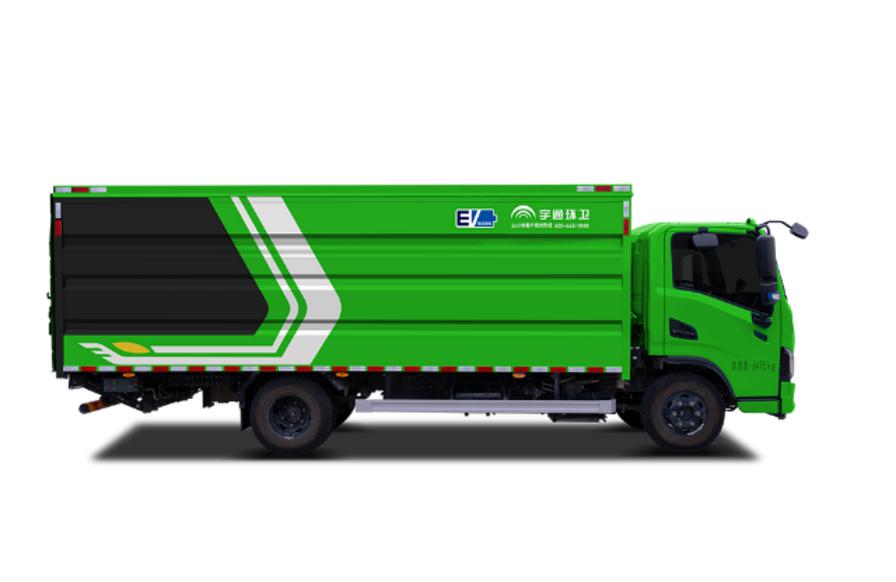 Bin transfer truck view 4