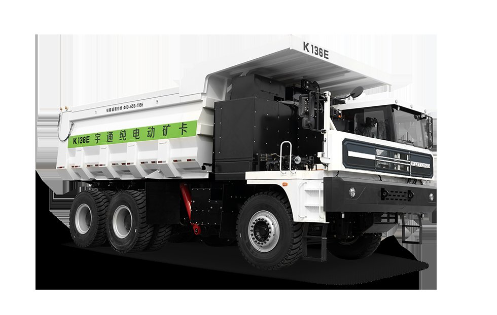 ytk135et YutongBattery Electric Mining Truck view 2