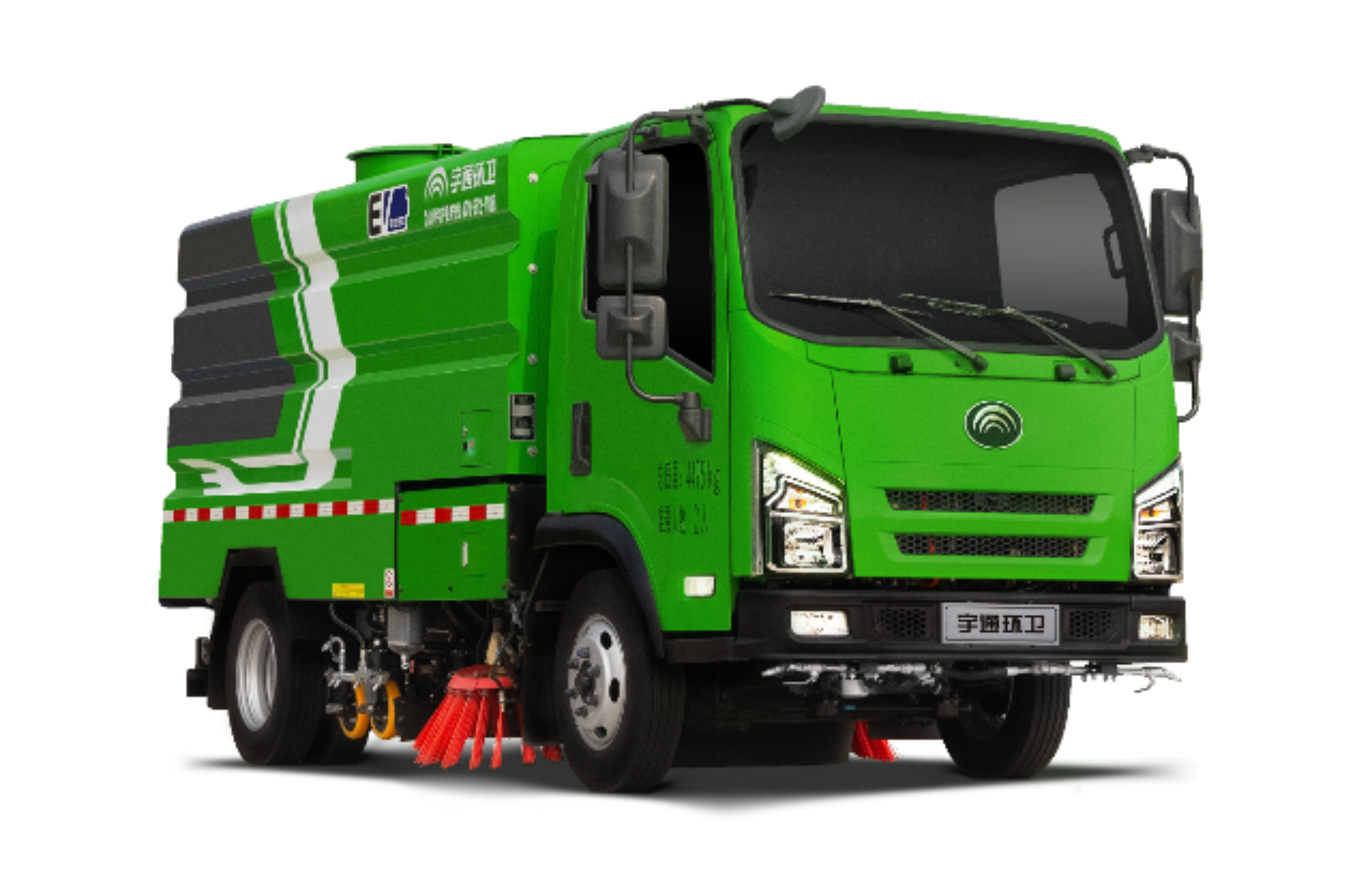 Balayeuse-laveuse de voirie 100 % électrique 4 t YTZ5043TXSD0BEV vue 3