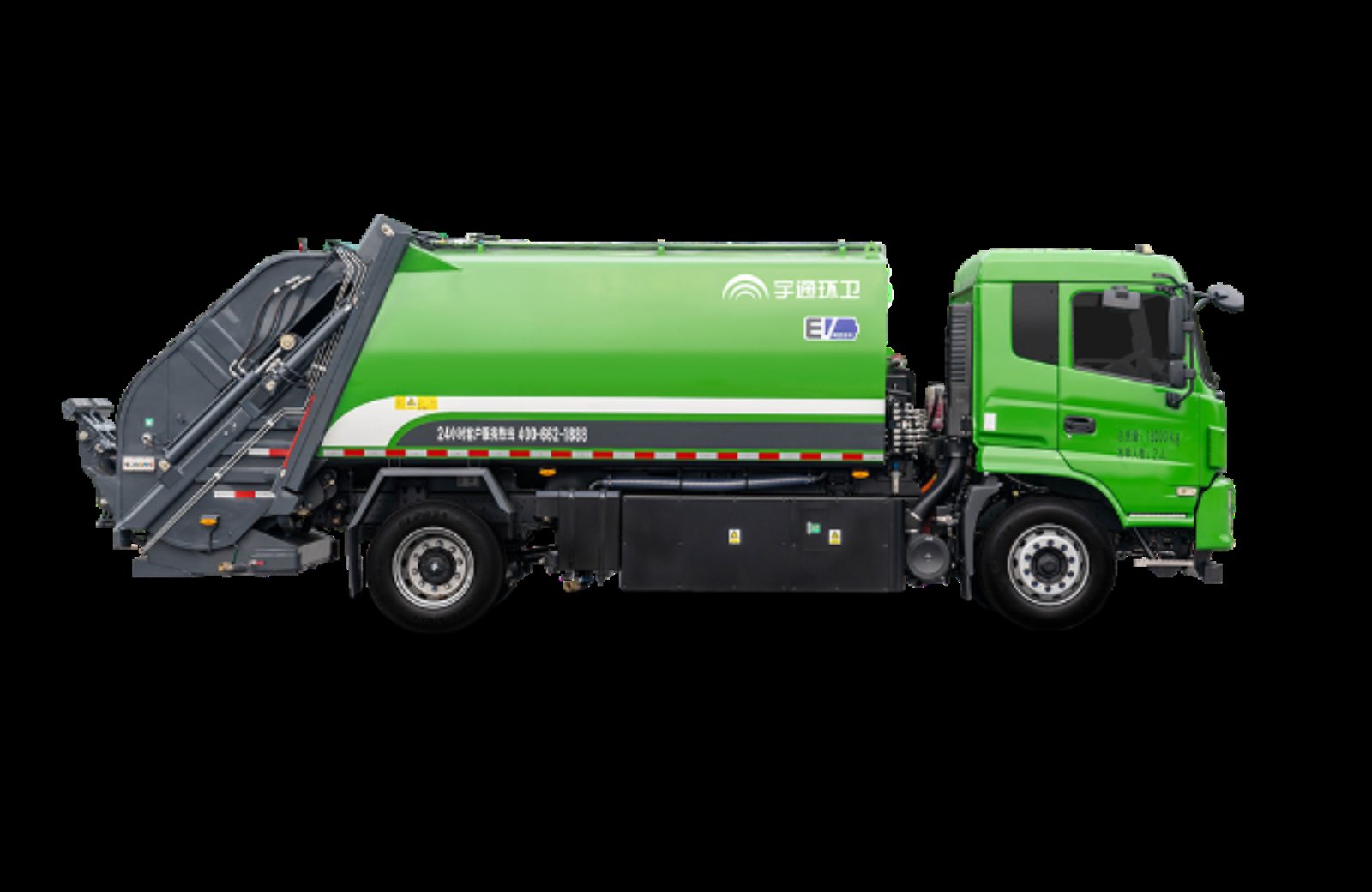 Camion-benne à ordures compacteur hybride 18 t YTZ5180ZYSD1SHEV vue 5