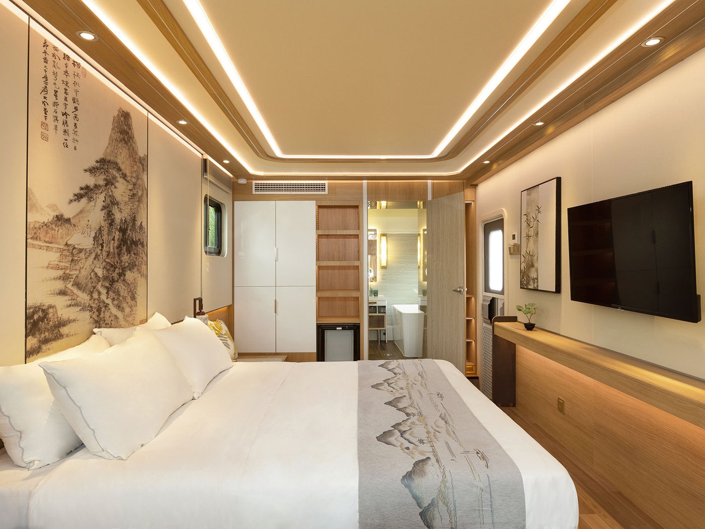 Hôtel roulotte Y9-S pour camping vue 4