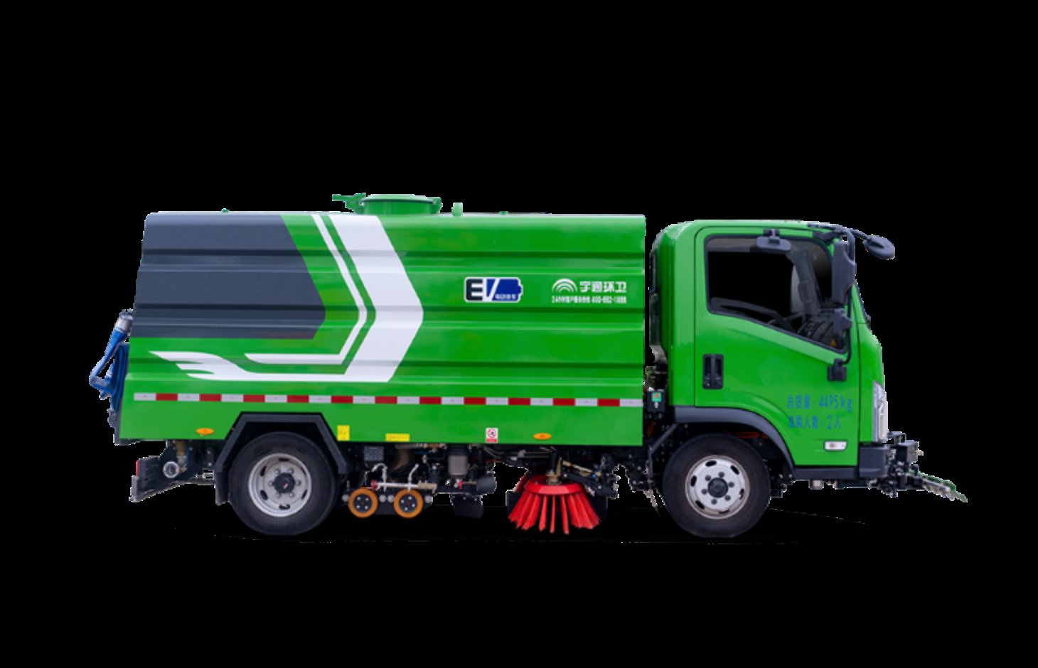 Truk Penyapu-Scrubber Listrik Baterai 4t YTZ5045TXSD0BEV tampilan 6
