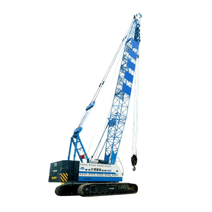YTQU65HDS hydraulic crawler crane on an unprepared mine site