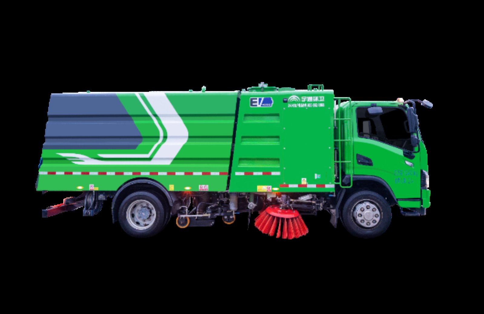 YTZ5124TXSD0BEV 12tBattery Electric Sweeper-Scrubber Truck view 3