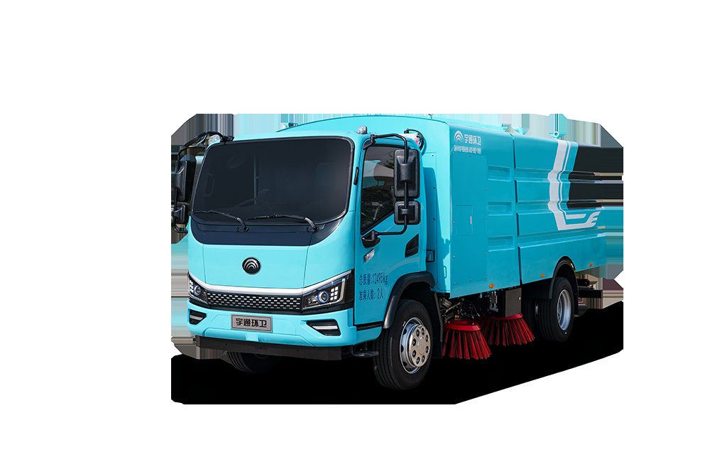 YTZ5122TSLD0BEV 12-тонная электрическая подметально-уборочная машина view 2