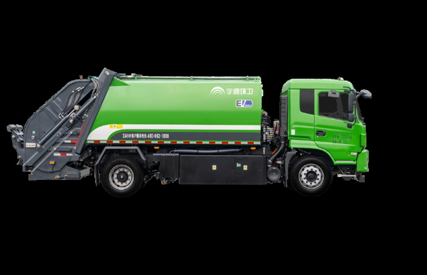 18-тонный гибридный мусоровоз с уплотнением YTZ5180ZYSD1SHEV вид 6