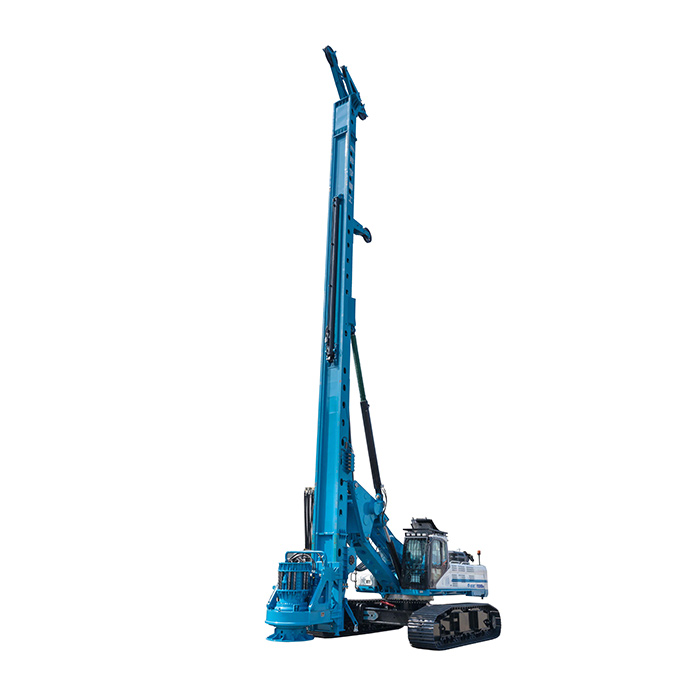 Diesel fuel-fired rotary drilling rig
